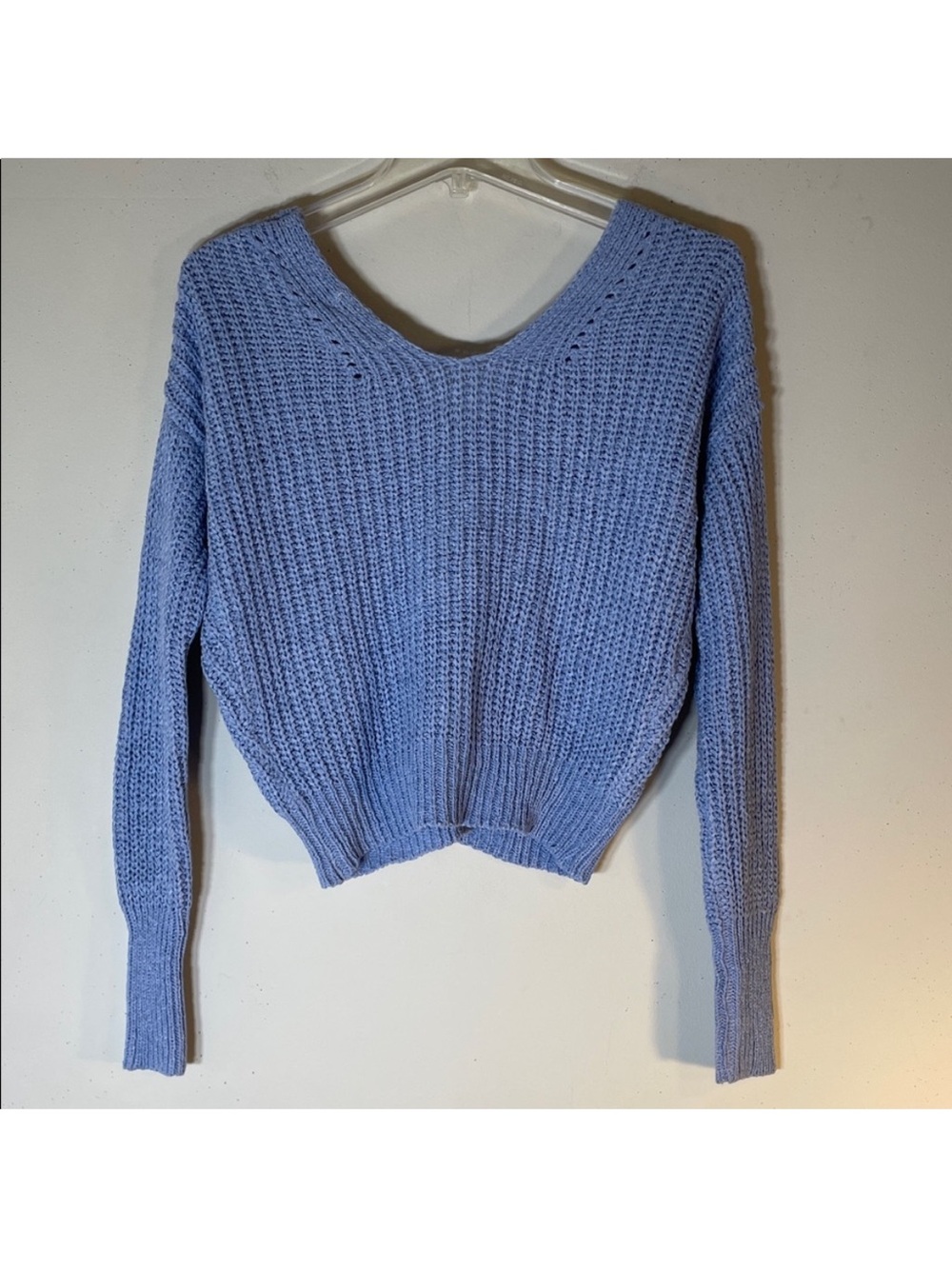 Sincerely Jules Boho Blue Drop Shoulder Cardigan Sweater. Large. NWT. - Picture 8 of 10